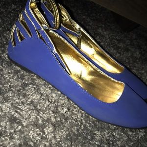 Blue flats
